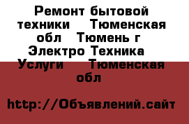 Ремонт бытовой техники  - Тюменская обл., Тюмень г. Электро-Техника » Услуги   . Тюменская обл.